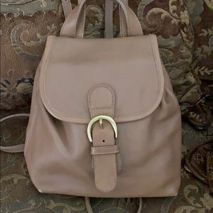 Coach leather backpack purse